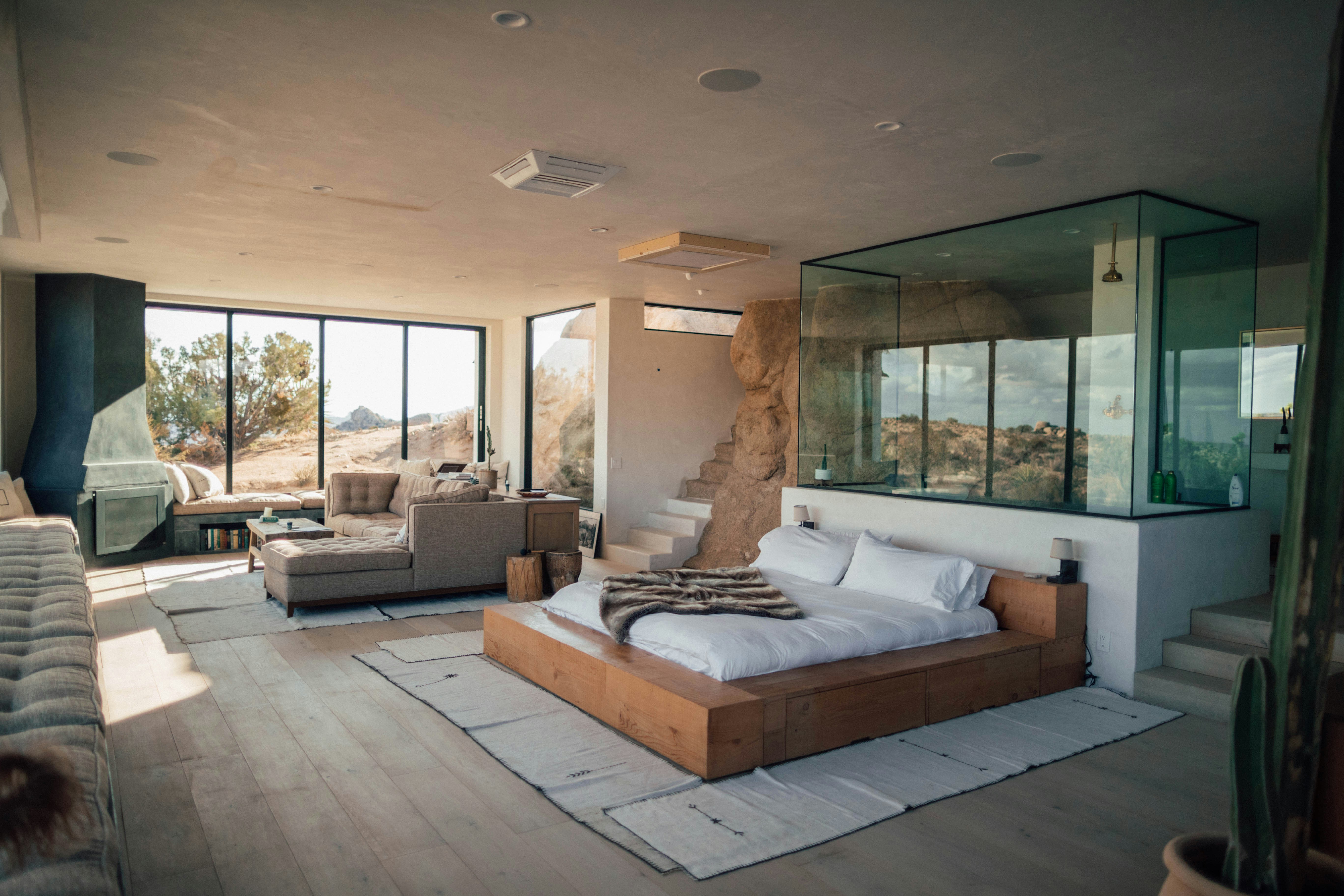 Luxury home interior staged for buyer